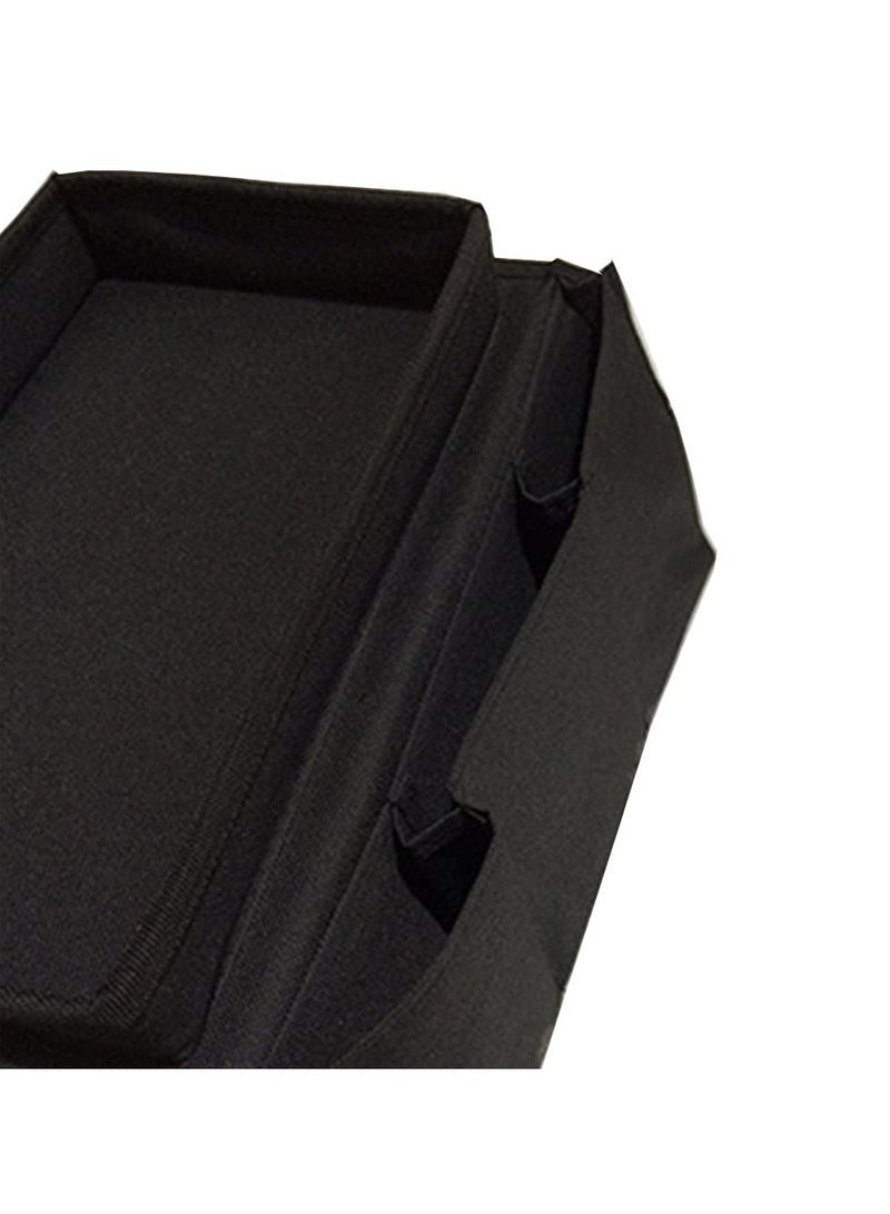SYOSI SYOSI Sofa TV Remote Control Handset Holder Organiser Caddy, Couch Armrest Organizer with 6 Pockets, Hanging Storage Bag for Chairs Sofas Armchairs Desk (Black)  - Image 3