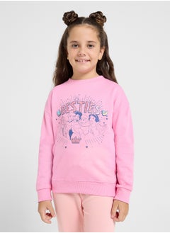 Disney Princess Graphic Sweat Shirt  - Image 1