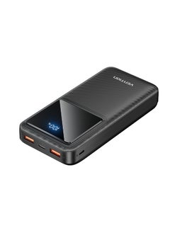 بنك طاقة VENTION 20000 مللي أمبير في الساعة (Micro-USB + USB-C + USB-A + USB-A) 22.5 واط شاشة LED سوداء نوع الطراز # FHLB0