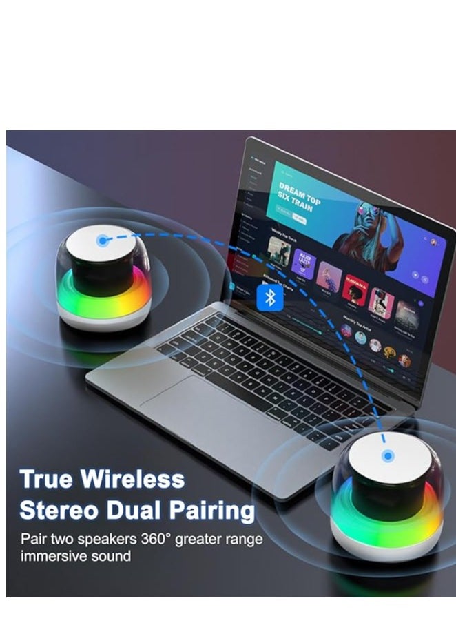 Portable Bluetooth Speaker – Wireless Mini Speaker with RGB LED Light