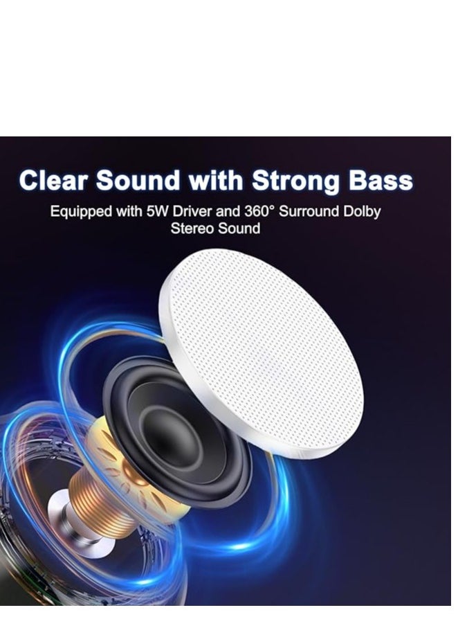 Portable Bluetooth Speaker – Wireless Mini Speaker with RGB LED Light