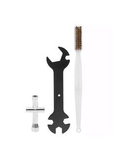 Nozzle Cleaning Tool Copper Wire Brush 5-in-1 Wrench Hexagonal Sleeve for 3D Printer Nozzle Hotbed Heat Block