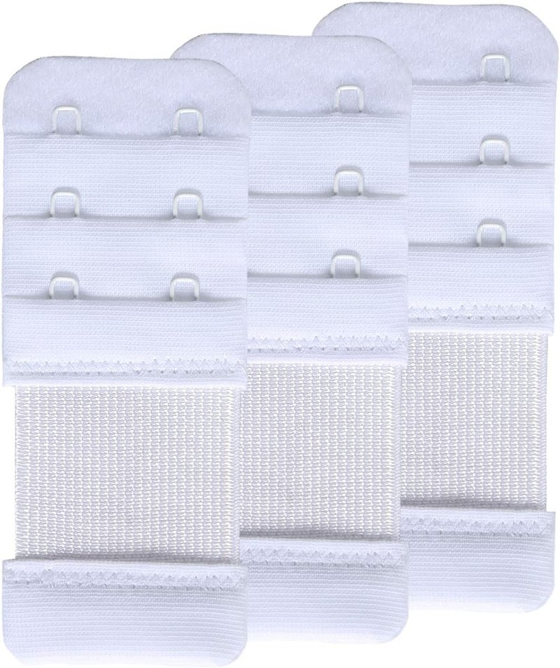 SAMGU Store Women's Bra Extenders 2 Hook / 3 Hook / 4 Hook / 5 Hook / 6 Hook, Soft Stretchy Back Bra Extension Strap - Image 1