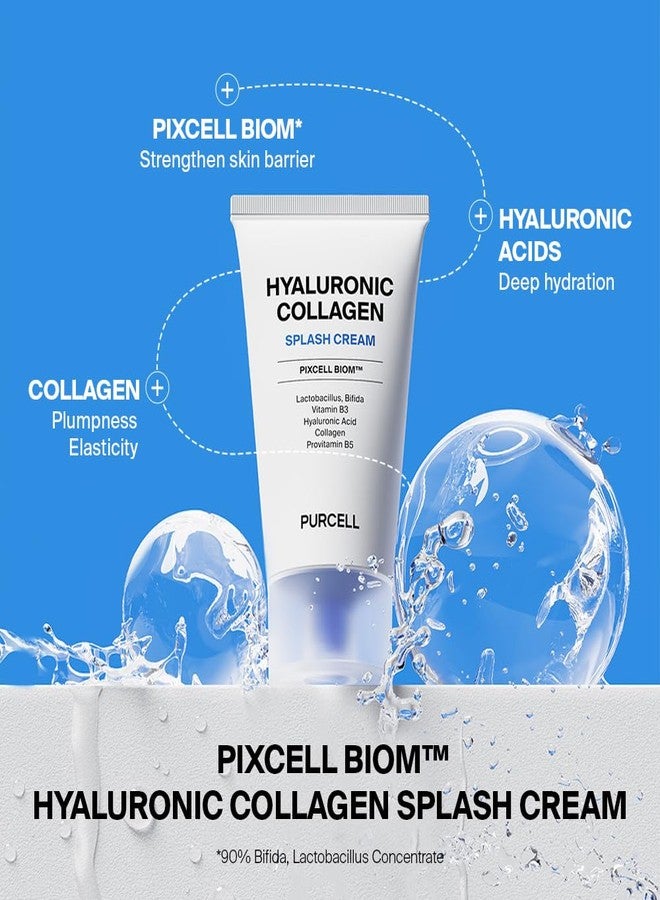 PURCELL PixcellBiom Hydrating Splash Cream – Probiotic Lightweight Moisturizer for Hydration & Skin Barrier Care, Water-Gel Texture for Instant Moisture, For All Skin Types (1.69 fl oz / 50ml - Image 3