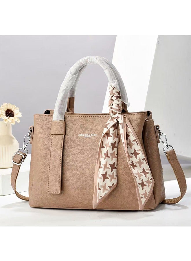 JCB CHIC حقيبة كتف بحمالة أزياء جديدة على شكل حقيبة كتف من جلد البولي يوريثان من جلد PU، حقيبة كروس أنيقة جديدة عالية الجودة رائعة، حقيبة ركاب جديدة ذات تصميم جديد ورائعة مبيعًا (531 كاكي)