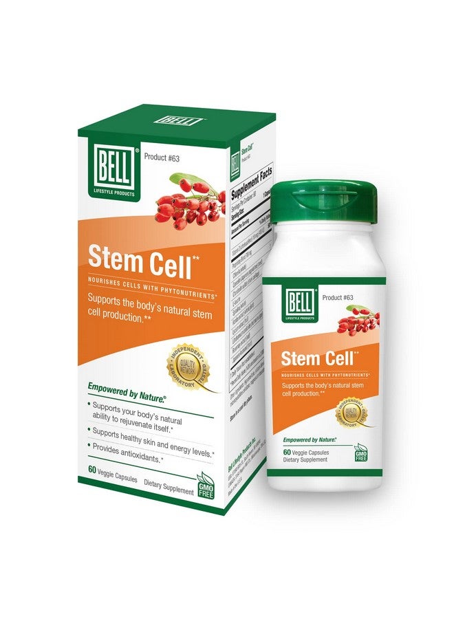Bell Stem Cell Supplements - Supports Your Body's Natural Ability to Replace Worn Out Cells and Rejuvenate Tissue | Celulas Madres | 60 Capsules - Image 1