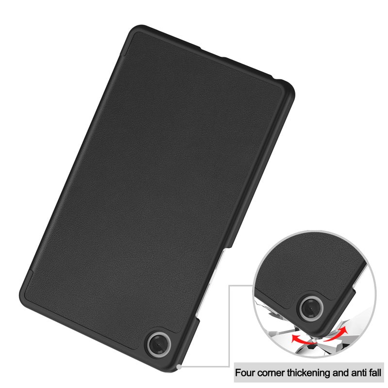 Gylint Case for Lenovo Tab One 8.7'' / Tab K9 Case, Folding Folio Ultra-Thin PU Leather Stand Case Cover with Auto Wake/Sleep for Lenovo Tab K9 8.7 Inch Black - Image 5