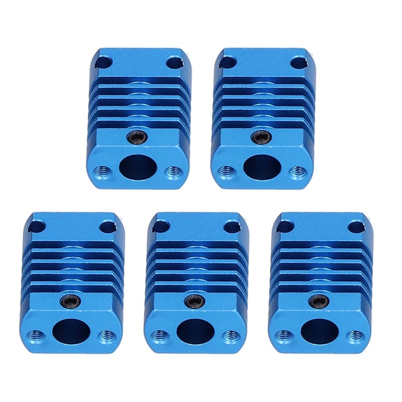 Aluminum Alloy 3D Printer Heat Sink Radiator Cooling Block Extruder Accessories 5Pcs Set for CR10 Ender3 Series - Image 3