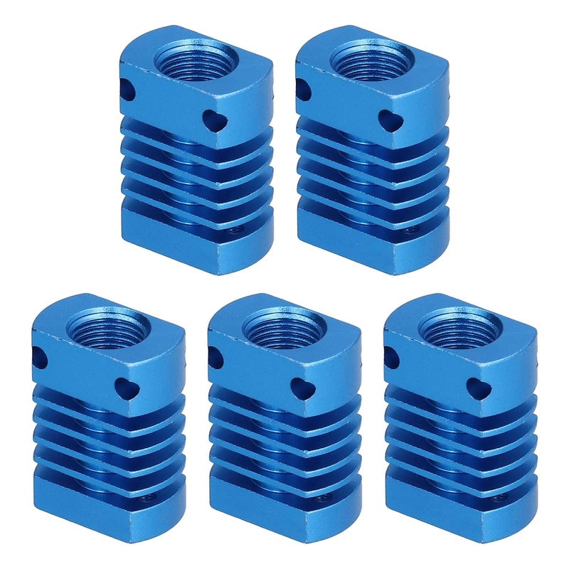 Aluminum Alloy 3D Printer Heat Sink Radiator Cooling Block Extruder Accessories 5Pcs Set for CR10 Ender3 Series - Image 4