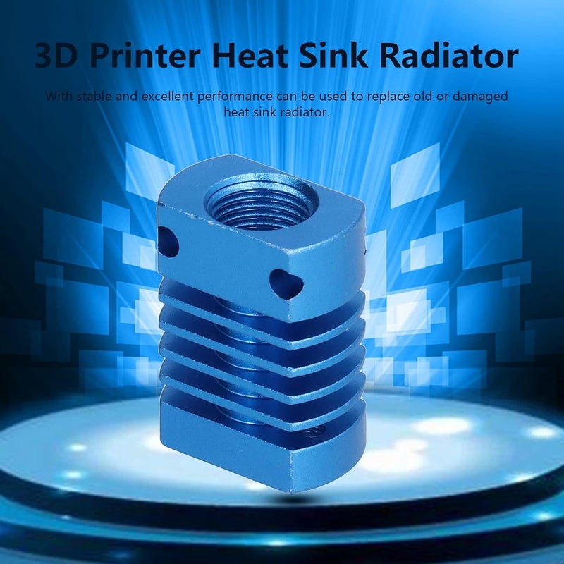 Aluminum Alloy 3D Printer Heat Sink Radiator Cooling Block Extruder Accessories 5Pcs Set for CR10 Ender3 Series - Image 5