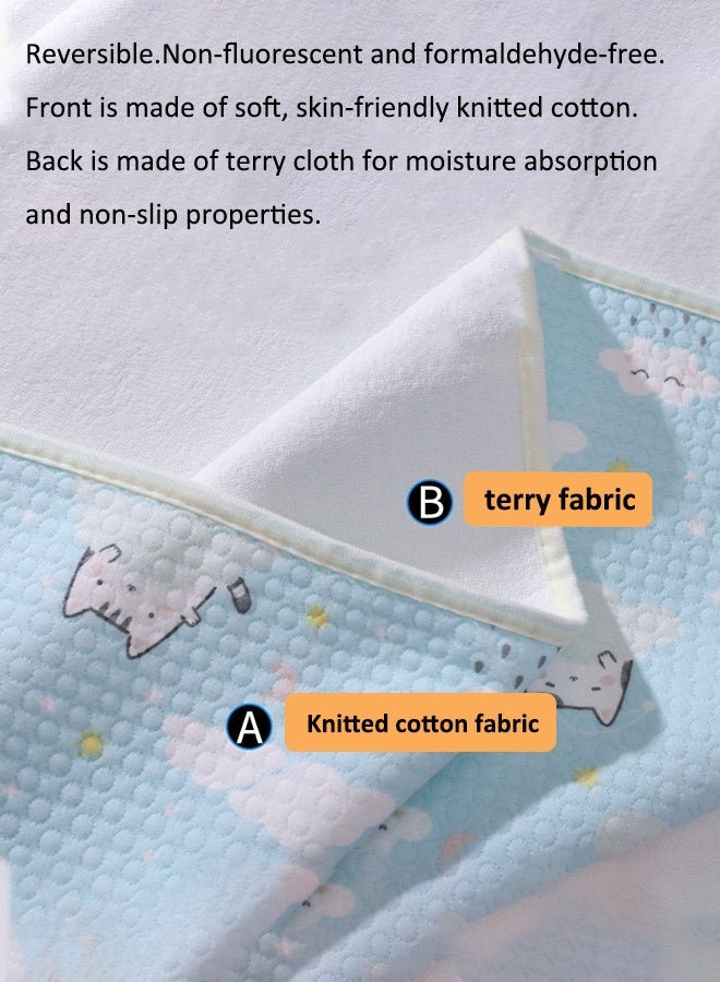 آيسيورا ٦٠×٨٠ سم فوط أطفال مقاومة للماء، فوط أطفال للتبول، سجادة سرير أطفال مقاومة للماء فوط سلس البول قابلة لإعادة الاستخدام، مناسبة للأطفال وكبار السن والنساء والحيوانات الأليفة - Image 4