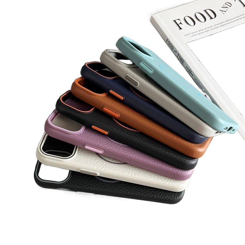 MagSafe iPhone 13 Scratch Resistant Silicone Case for Full Coverage in Blue for Home Office - Image 5