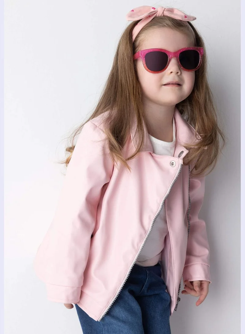 ديفاكتو جاكيت بناتي بأكمام طويلة