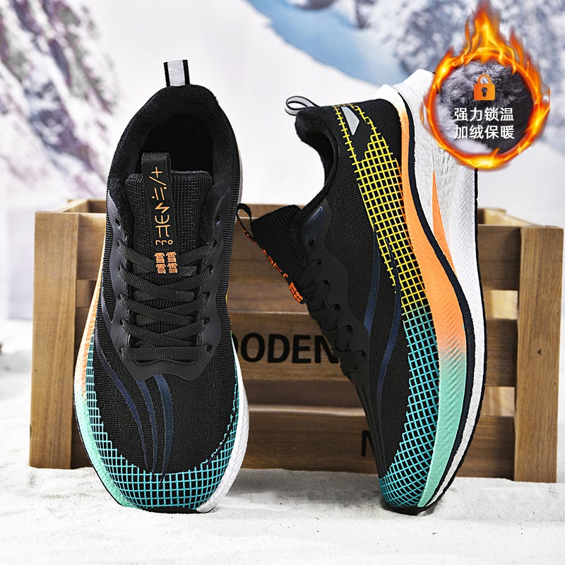 Feidian 4C Carbon Plate Running Shoes Boys Shock Absorbing Running Shoes Fall/Winter Student Big Child Red Rabbit 7Pro Professional Sneaker - Image 4