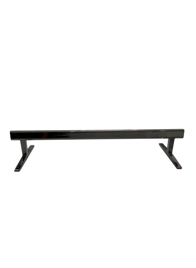 LEEFAI Pro Fingerboard Rail Metal, Mini Finger Skateboard Rail for Fingerskateboard Ramp and Park, 20.6 x 6.9 x 3.8 cm (Black) - Image 1
