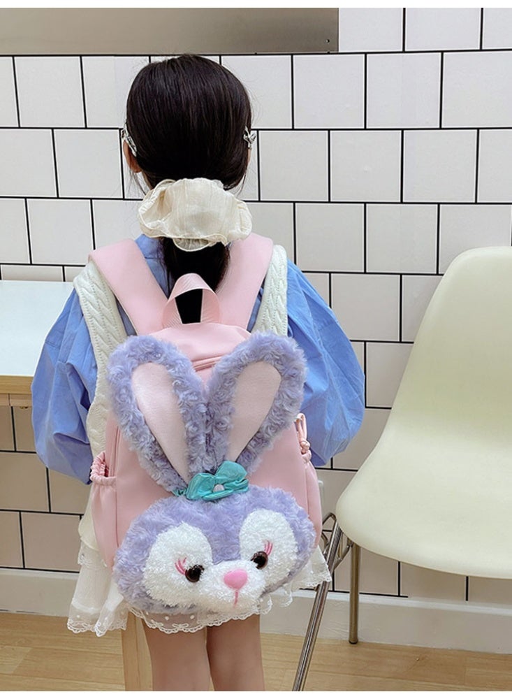 JCB CHIC حقيبة ظهر كبيرة السعة برسوم كرتونية لطيفة، حقيبة مدرسية بحزام قابل للتعديل، حقيبة مدرسية متينة، حقيبة سفر للطلاب - Image 2