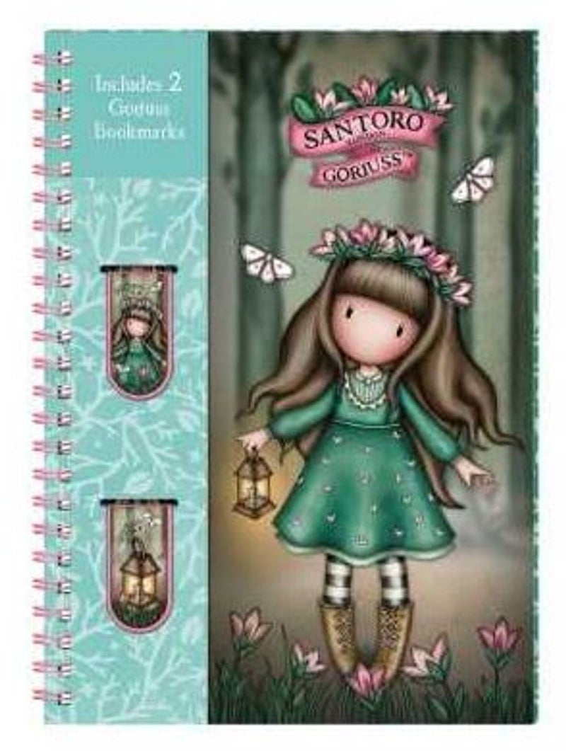 SANTORO Gorjuss - Wirobound Notebook with Bookmarks