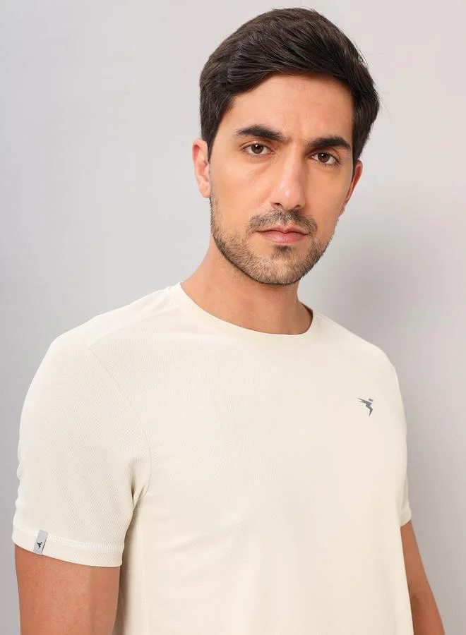 Technosport Pack of 2 - Crew Neck Anti-Microbial Slim Fit T-Shirt by Styli