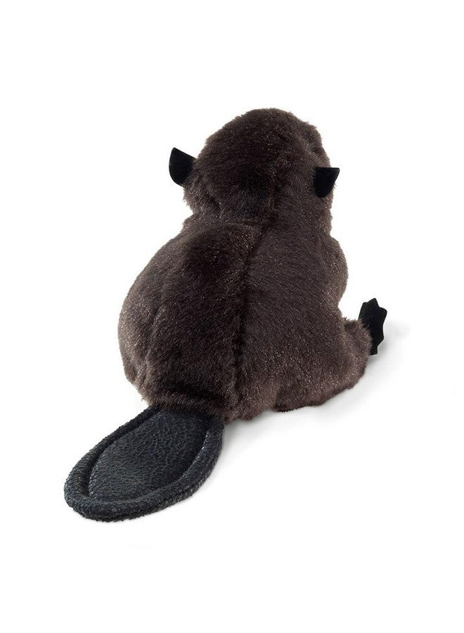 Folkmanis Mini Beaver Finger Puppet, Brown, Black, 1 EA - Image 3