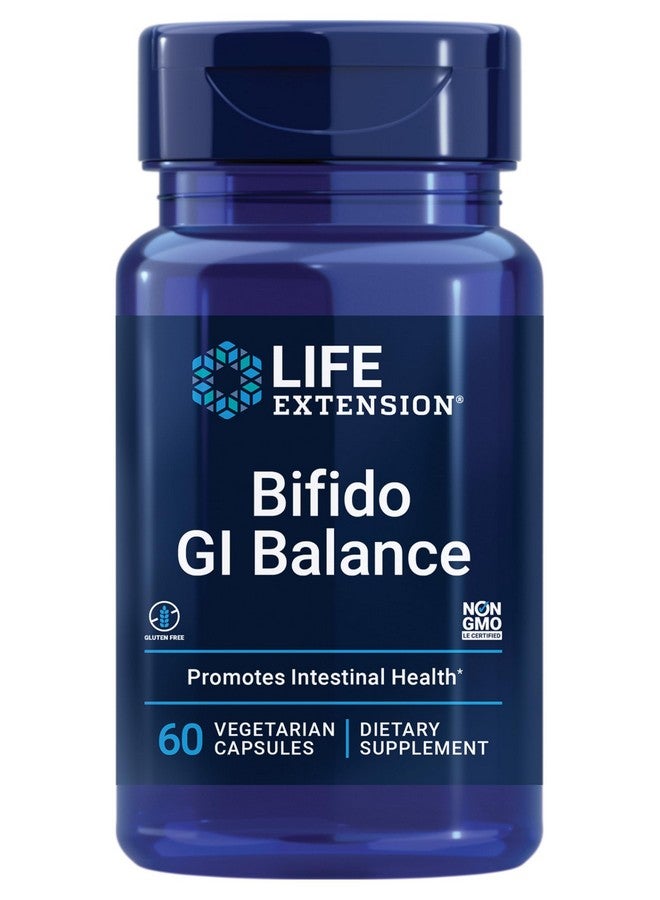 لايف إكستنشن Life Extension Bifido GI Balance، البروبيوتيك، Bifidobacterium longum BB536® (2 مليار وحدة تشكيل مستعمرة)، يدعم صحة الأمعاء والجهاز الهضمي، خالٍ من الجلوتين، غير معدّل وراثيًا، نباتي، 60 كبسولة - Image 1