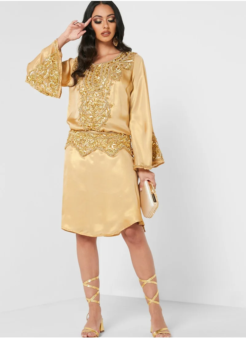 a star is born Embellished Kaftan