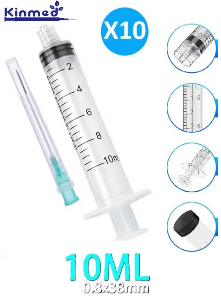 Kinmed Pack of 10 Kinmed disposable syringe 10 ml - Image 2