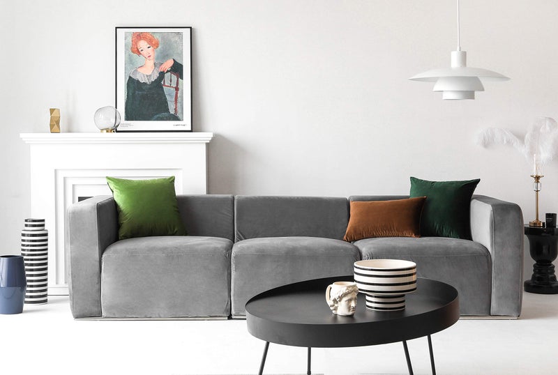 Mixhug Set of 2 Cozy Velvet Rectangle Decorative Throw Pillow Covers for Couch and Bed, Brown, 12 x 20 Inches - Image 3