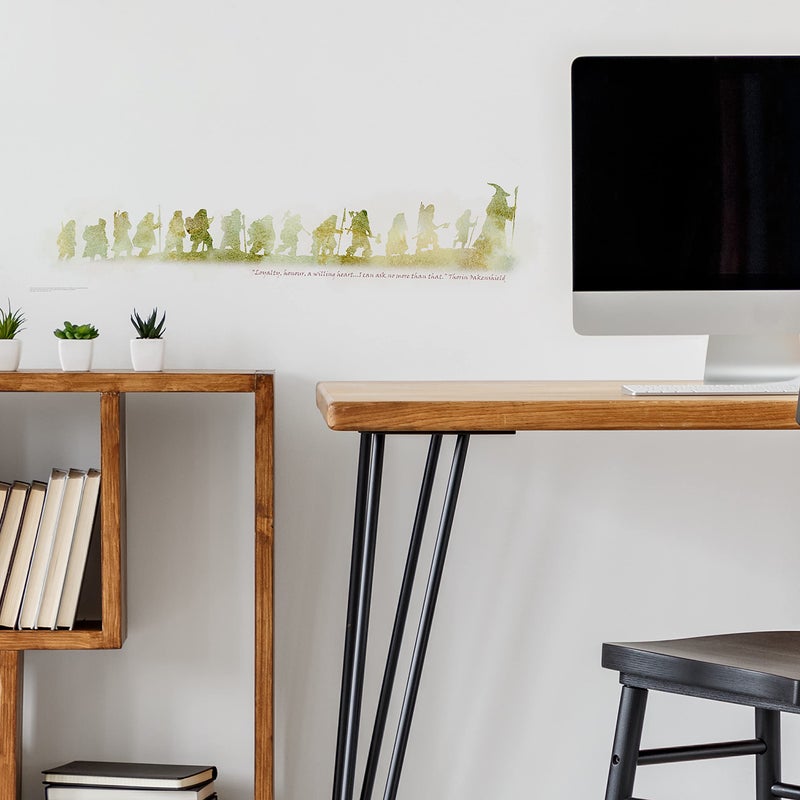 RoomMates ملصقات حائط قابلة للإزالة واللصق من RoomMates RMK2161SCS اقتباس الهوبيت، أبيض - Image 3