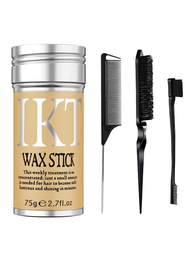 Sovoncare Hair Wax Stick for Wigs with Brushes Bed Head Stick Edge Control Slick Stick Hair Pomade Stick Non-greasy Styling Wax 2.7 Oz, Long Lasting, Temporary Hair Styling Product for Edge Frizz Hair - Image 1