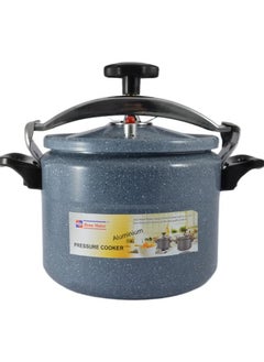 Homemaker 8L Ceramic-Coated Aluminium Pressure Cooker – 24cm Grey – Induction Base, Safety Steam Valve, Ergonomic Handles & Fast, Even Heating  - Image 1