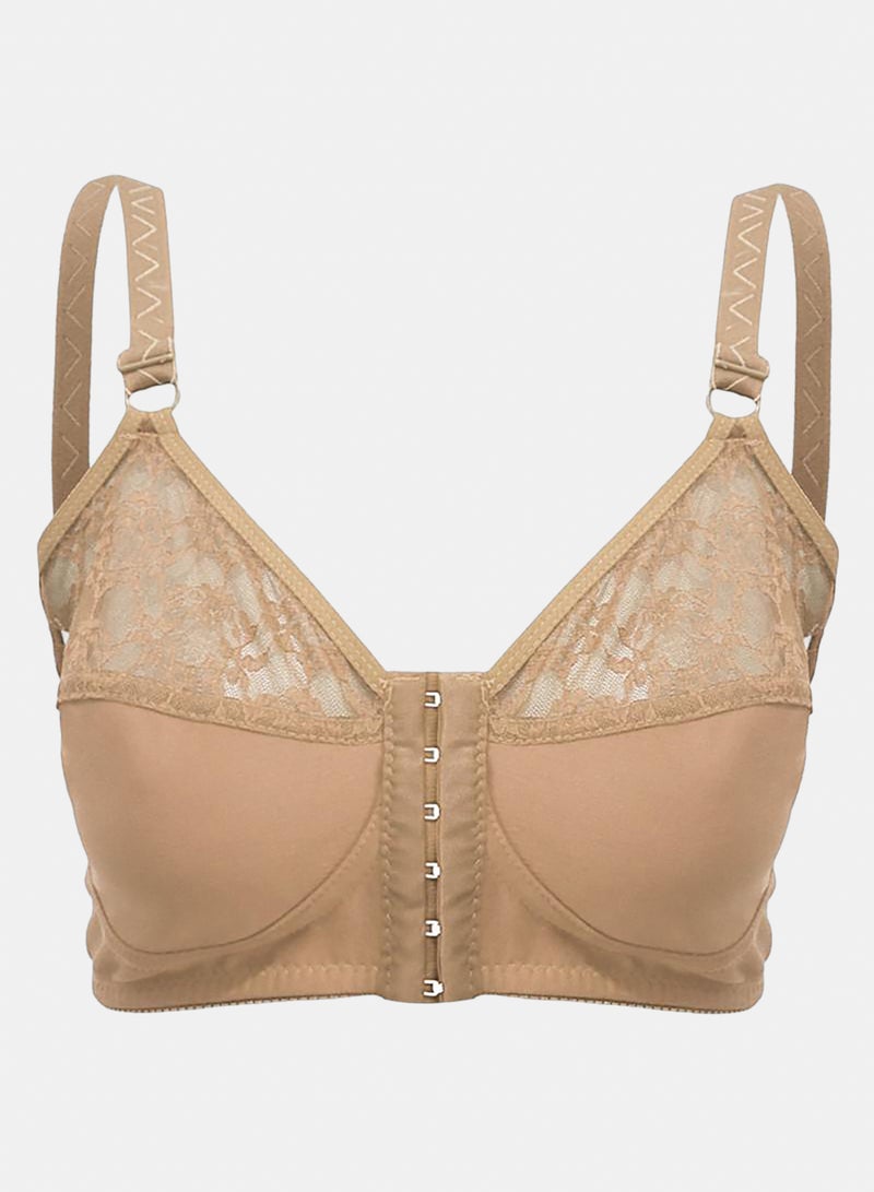 Lasso Front Open Bra Cup B With Lace - Image 1
