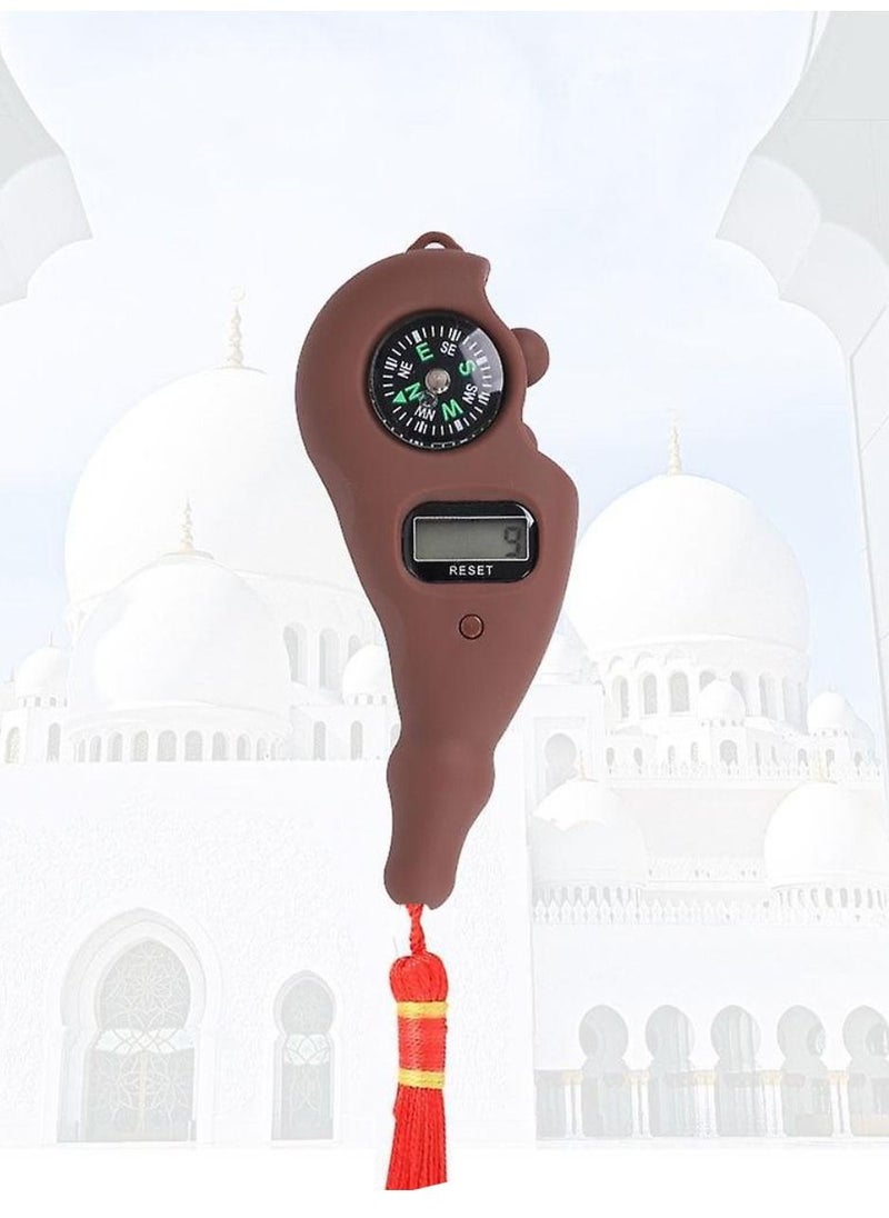 Generic - Digital Tally Counter With Beads Digital Display Tasbih Counter Qibla Compass Tasbih Counter Stress Relaxation - Image 1