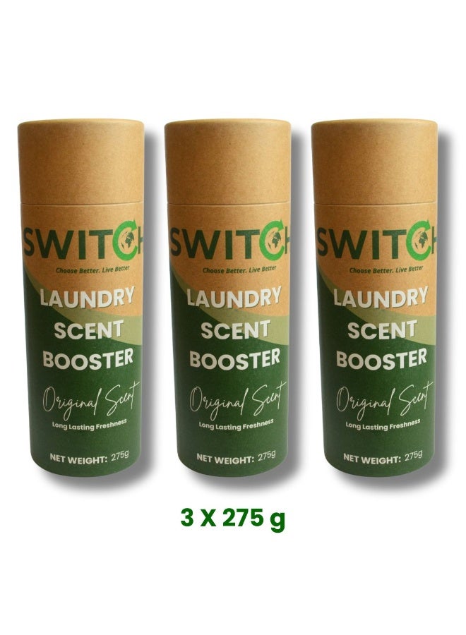 سويتش باي تريو خرز معطر الغسيل SWITCH، معزز رائحة طويل الأمد أثناء الغسيل، 3 عبوات × 275 جم، تغليف خالٍ من البلاستيك - Image 1