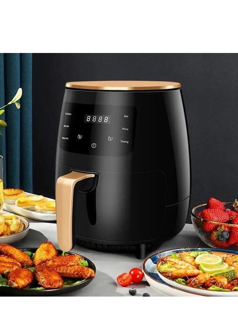 SILVER CREST 6L Oil-Free Electric Air Fryer – Large Capacity Non-Stick Fryer for French Fries, Sweet Potatoes & More – Fat Reduction & Preset Cooking for 4-5 People - Image 4
