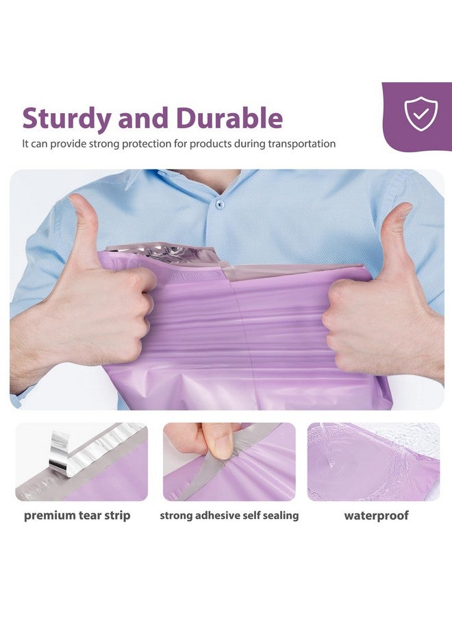 Fuxury Large Poly Mailers 19X24 Inch 100 Pcs, Waterproof Shipping Bags For Clothing, Strong Adhesive Shipping Envelopes For Small Business Suppliers, Self Seal Mailers Poly Bags Mailing Bags Purple - Image 3