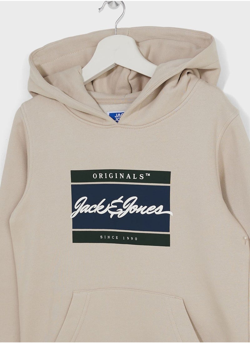 Jack & Jones Junior - Youth Graphic Hoodie - Image 1