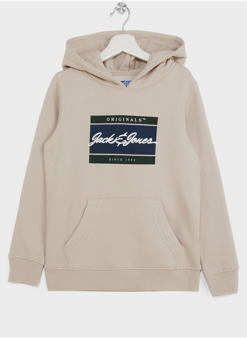 Jack & Jones Junior - Youth Graphic Hoodie - Image 1