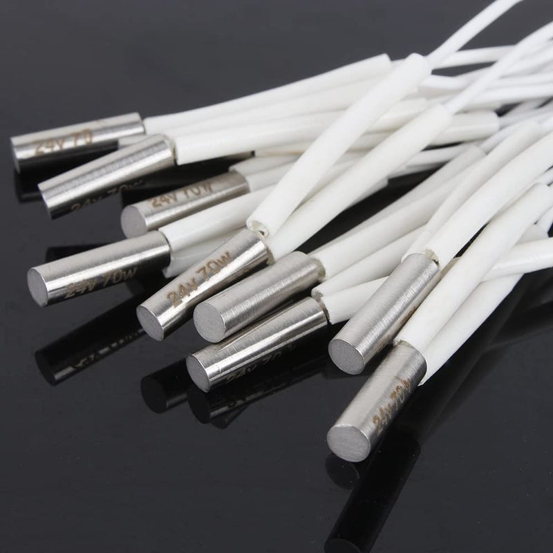 70W 2M 12V Ceramic Cartridge Heater For V6 J Head Extruder 3D Printer High Temperature Heating Tube - Image 5