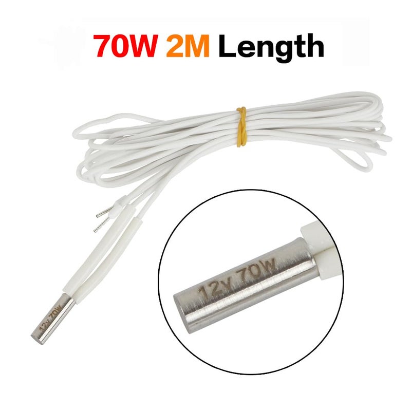 70W 2M 12V Ceramic Cartridge Heater For V6 J Head Extruder 3D Printer High Temperature Heating Tube - Image 3