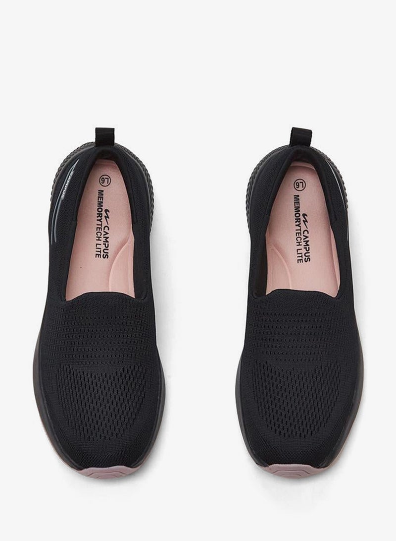 CAMPUS Women's Black Slip On Shoes - Lightweight Shoes, Minimalist Designed for Elegance - Image 4