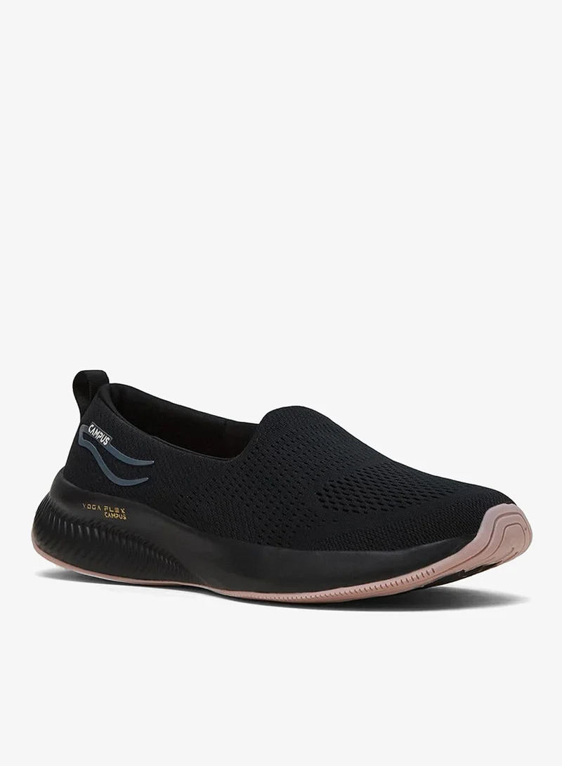CAMPUS Women's Black Slip On Shoes - Lightweight Shoes, Minimalist Designed for Elegance