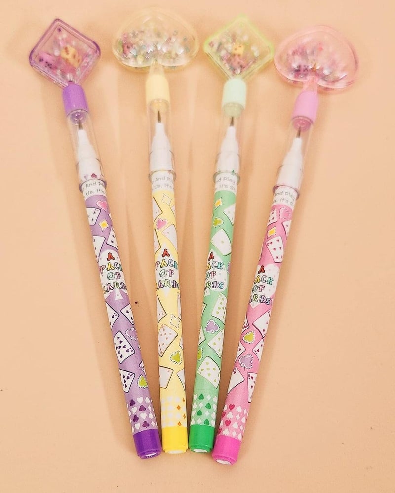 Tera13 Non-Sharpening Stackable Pencil with Matching Eraser Cute Pencil For Girls |Dice Pencil For Kids |Stationary Items | Return Gifts For Kids | Birthday Return Gift 12pcs - Image 3