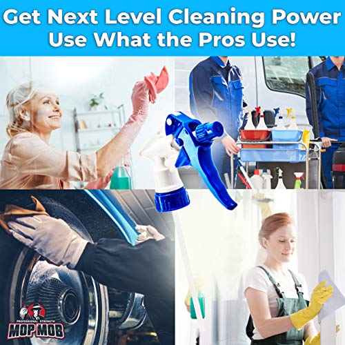 Mop Mob Leak-Free, Chemical Resistant Spray Head 5 Pk Industrial Spray Heads Only (No Bottles) for Auto/Car Detailing, Window Cleaning and Janitorial Supply. Heavy Duty Low-Fatigue Trigger and Nozzle. - Image 5