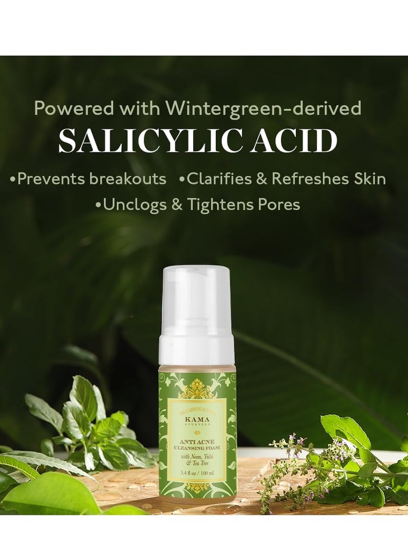 Kama Ayurveda Anti Acne Cleansing Foam 50ml - Image 3