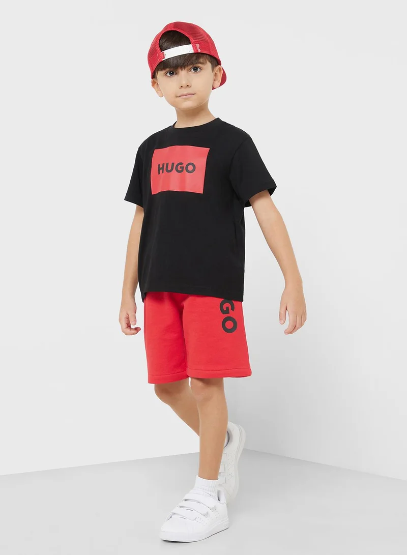 هوجو Kids Logo T-Shirt