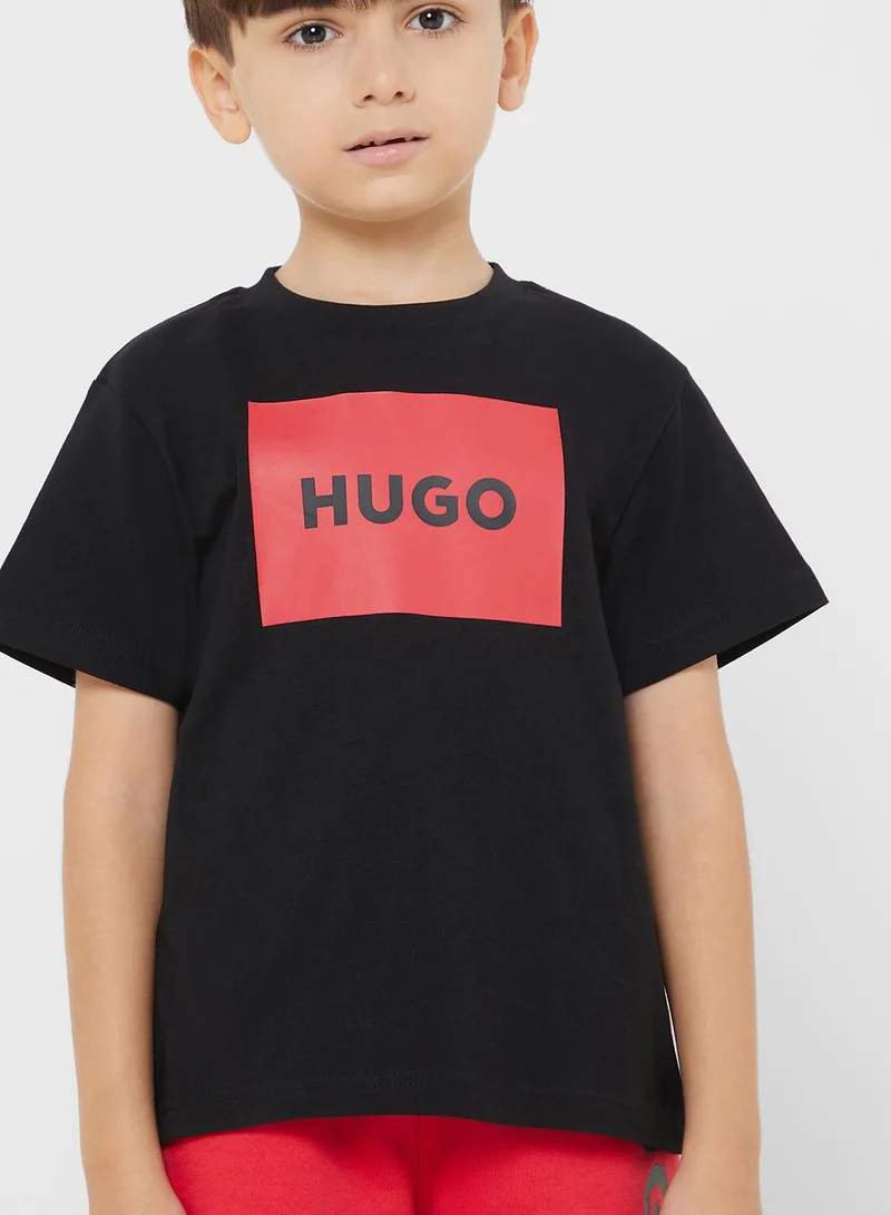 هوجو Kids Logo T-Shirt