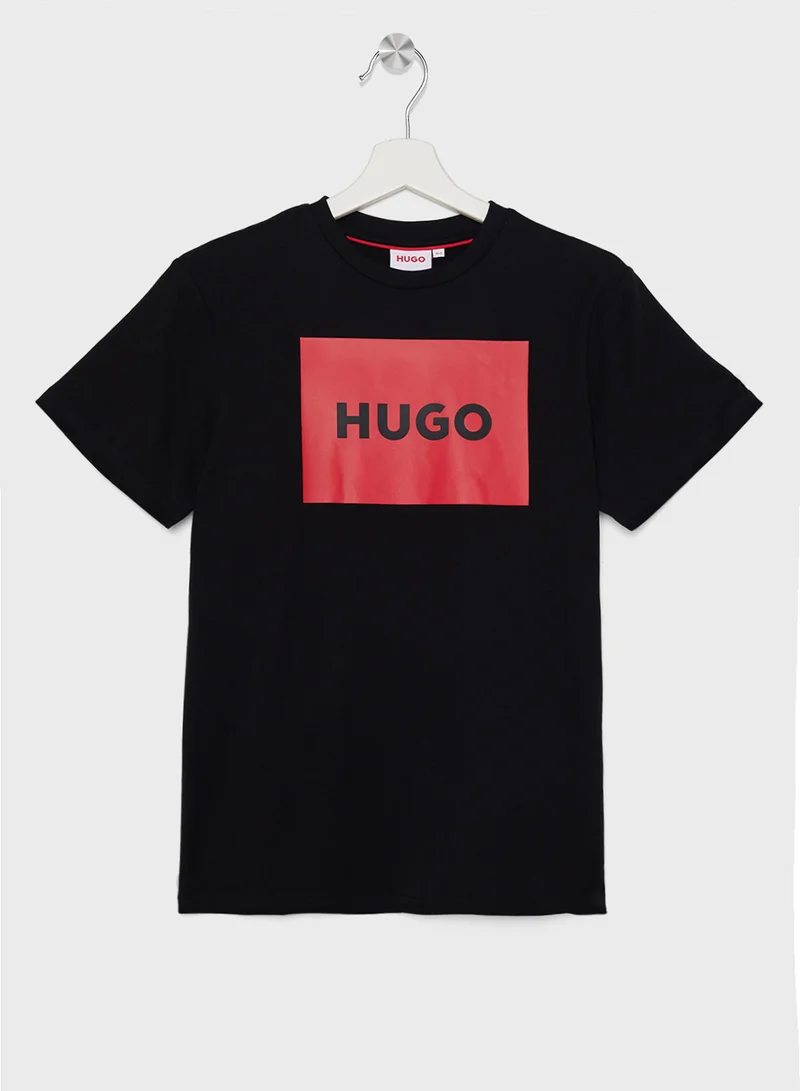 هوجو Kids Logo T-Shirt