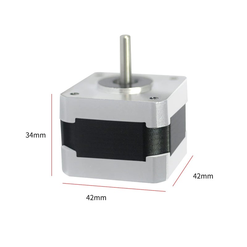1.8 Degree Step Angle NEMA 17 Stepper Motor with 0.4N.M Torque 0.8A for CR10 CR10S Ender 3 3D Printer Parts - Image 4