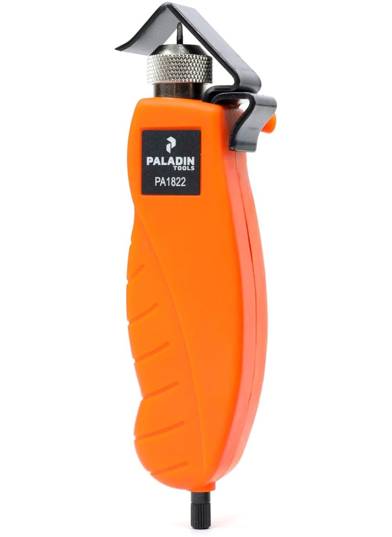 Paladin Paladin Tools PA1822 Round Cable Stripper Tool for Precise Cable Jacket Removal - Adjustable Cable Slitter 3/16" to 1" (4.5-25 mm)  - Image 1