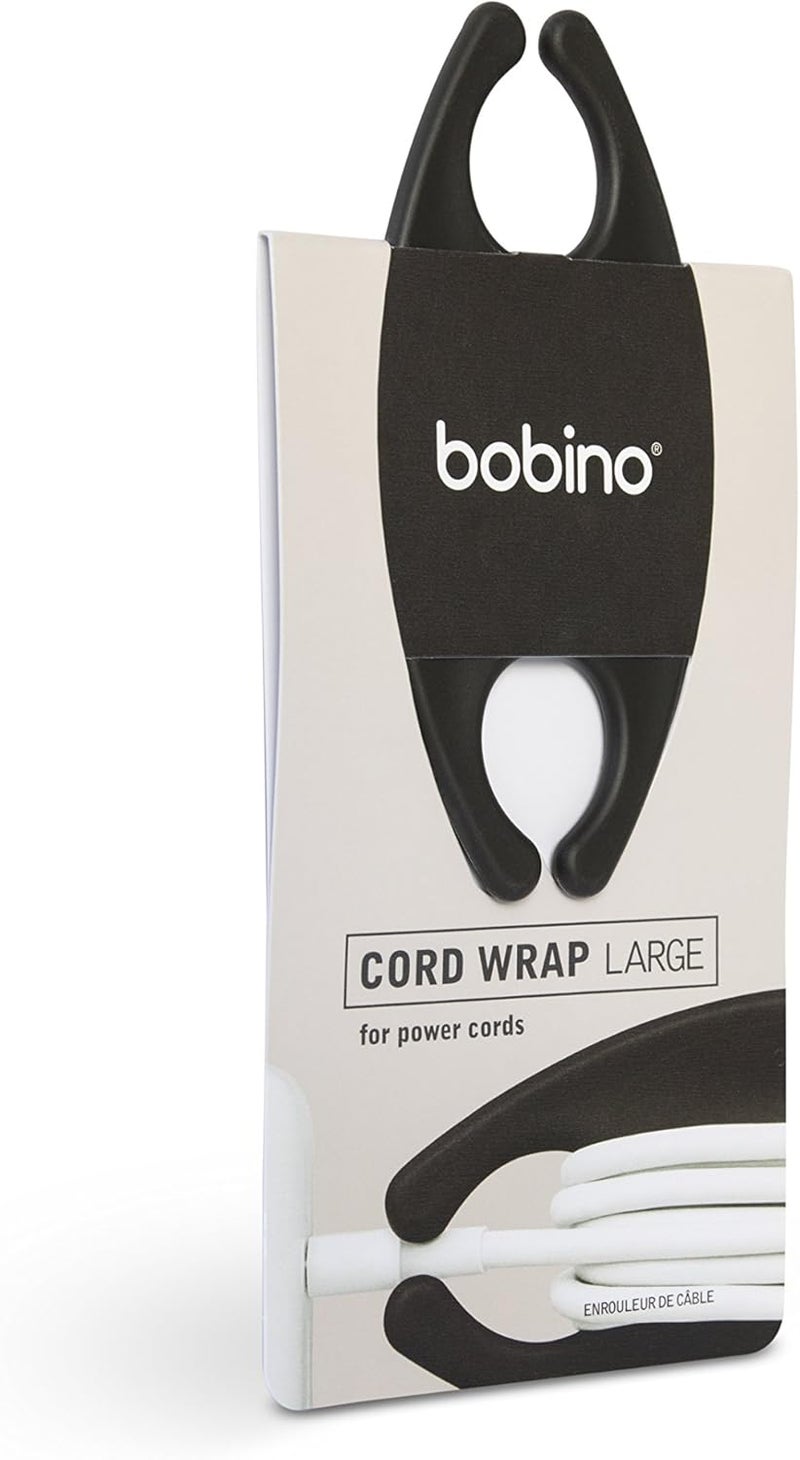 Bobino Cord Wrap - Multiple Sizes - Charcoal - Stylish Cable and Wire Management/Organizer (Large) - Image 2